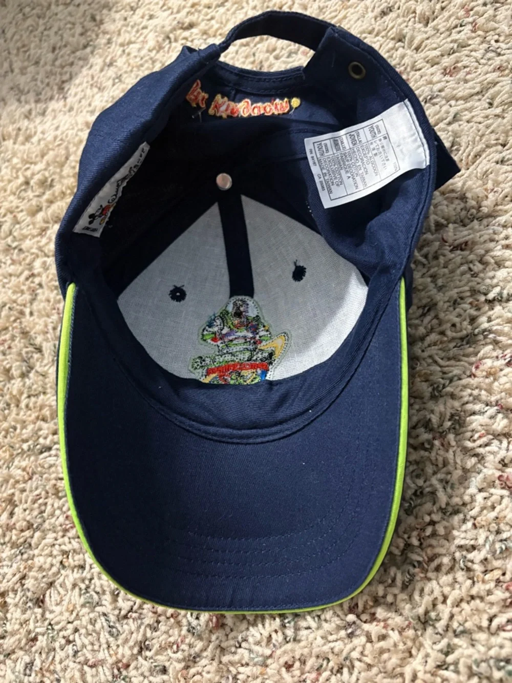 Disney Buzz Lightyear Embroidered Space Ranger Spin Youth Baseball Cap